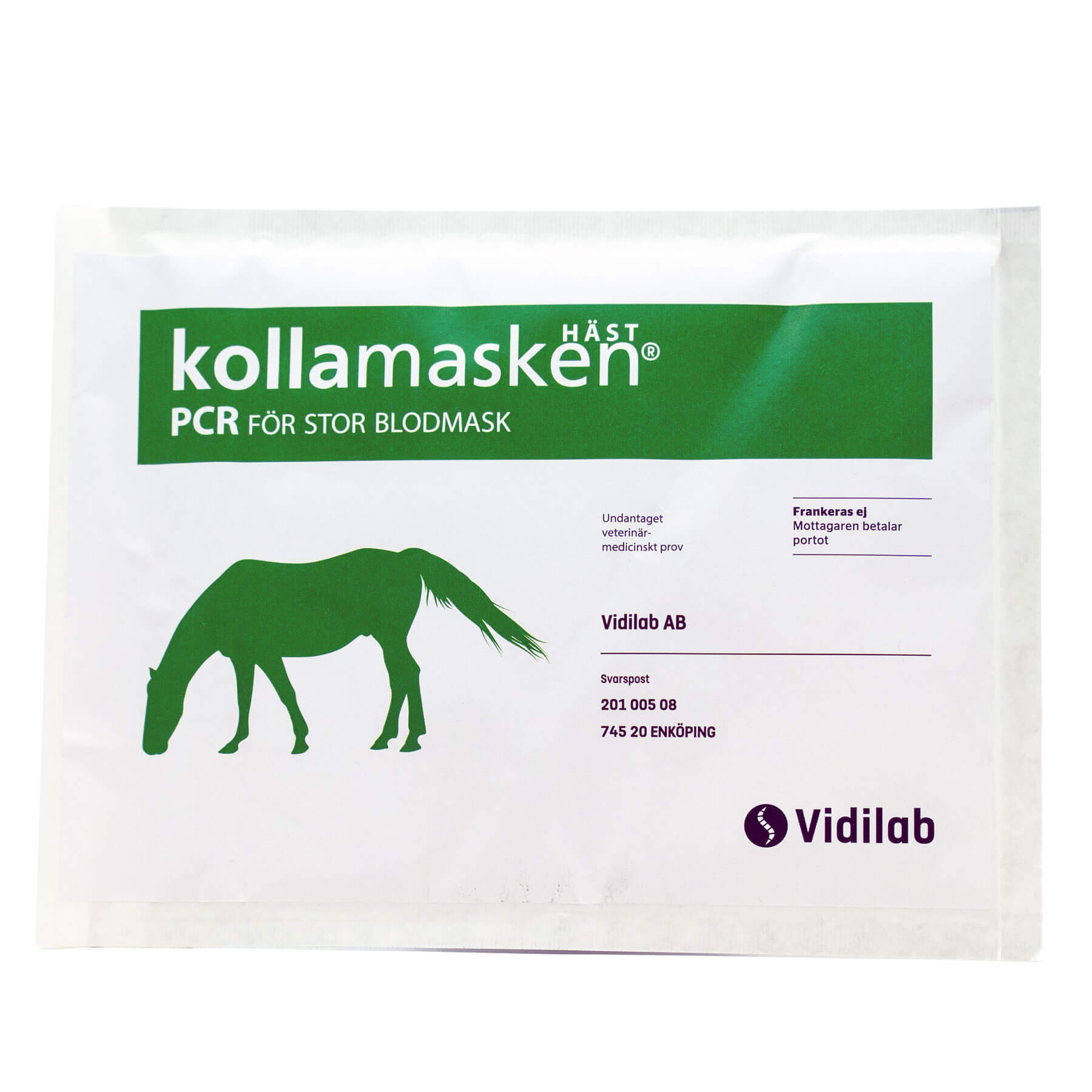 kollamasken PCR stor blodmask 1 häst